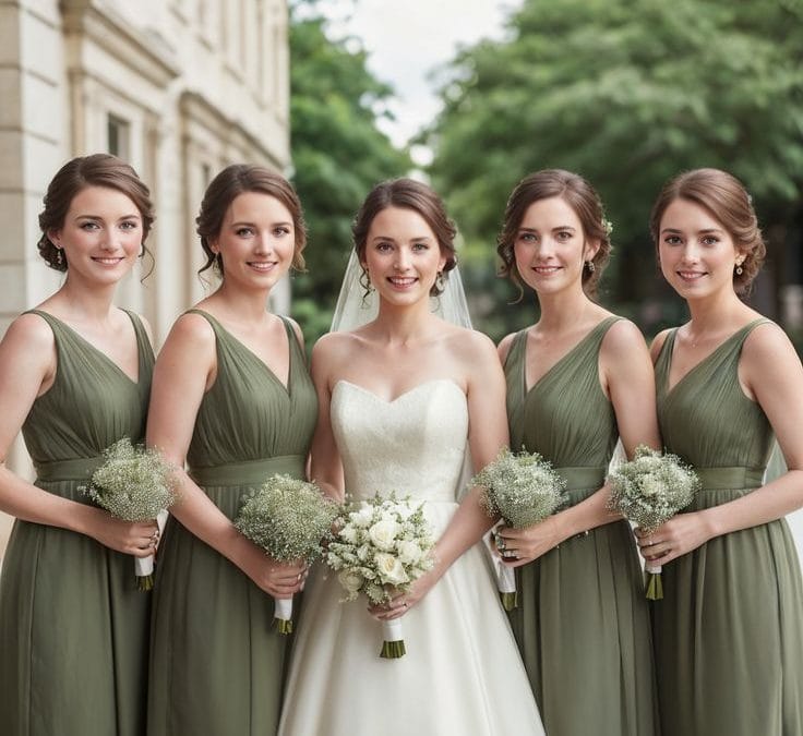 El Verde Oliva: El Color de Moda para Bodas en 2025